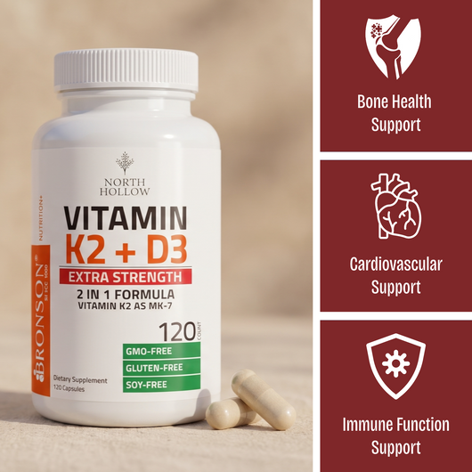 Vitamin D3 + K2